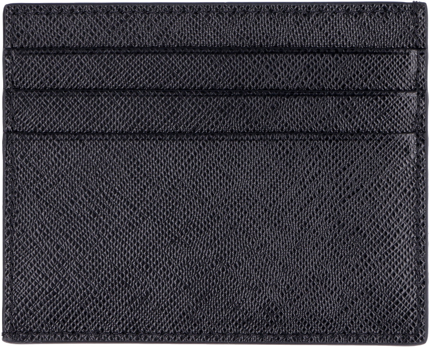 PRADA Mini Saffiano Leather Credit Card Holder