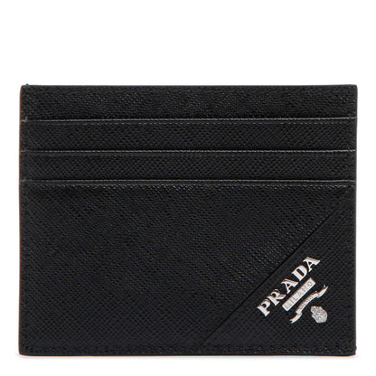 PRADA Saffiano Leather Mini Card Holder