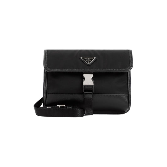 PRADA Mini Smartphone Case with Leather Accents