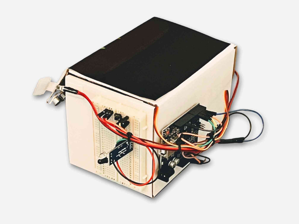 Magic Box Kit: Arduino-Compatible Automated Robot Box Kit (Ages: 8-17)