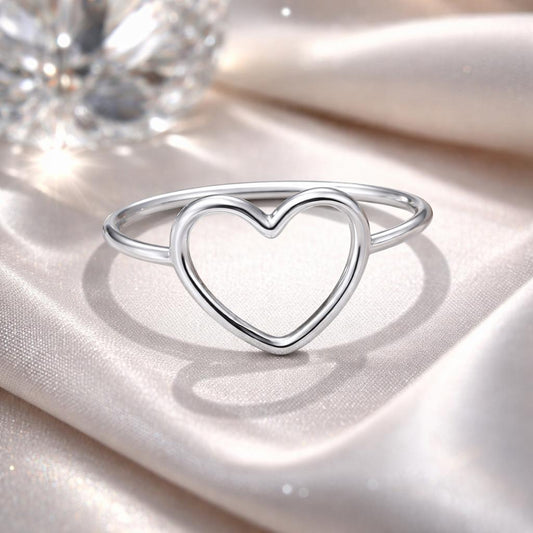 925 Sterling Silver Plated Platinum Ring Size 6.0 for Women — photo 1 of 3