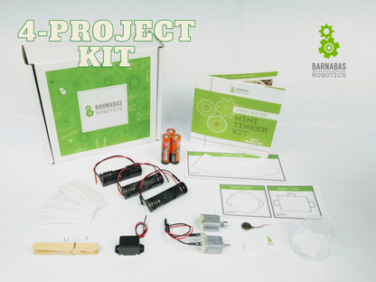 Mini Tinker Kit: Arts & Crafts Robot Motor Kit For Kids (Ages 6-10)