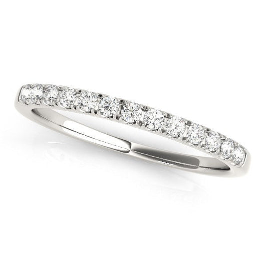 14k White Gold Timeless Diamond Wedding Ring (1/5 cttw) — photo 1 of 2