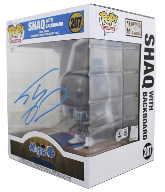 Shaquille O'Neal Signed Magic #207 Shaq With Backboard Funko Pop! Deluxe Vinyl Figure (Beckett)