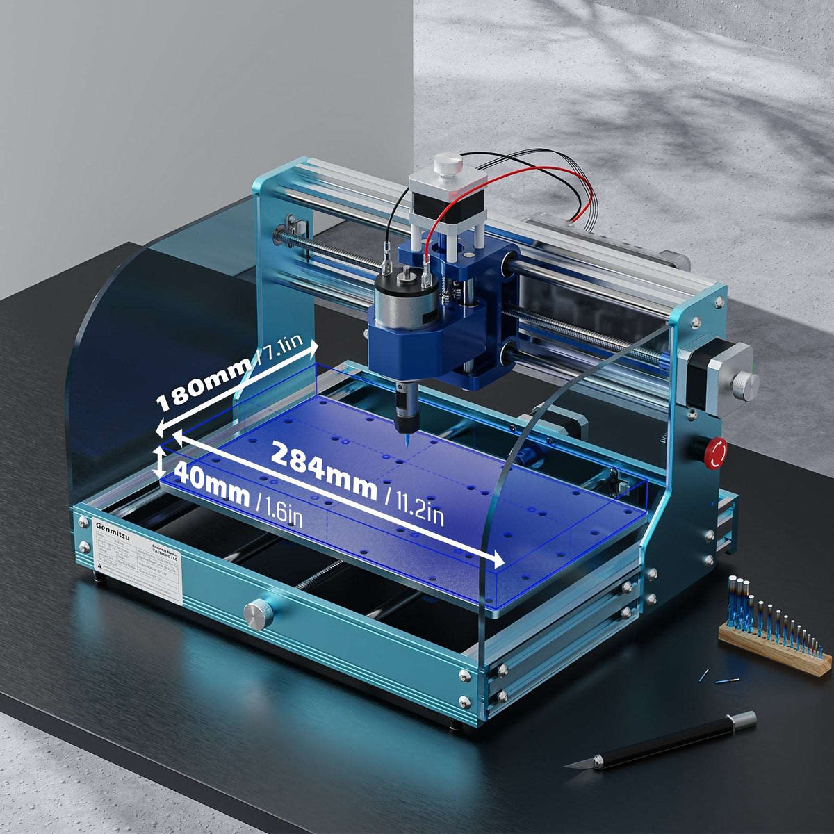 3018-PROVer V2 Desktop CNC Router Kit, Semi Assembled For Entry Level User — photo 3 of 10
