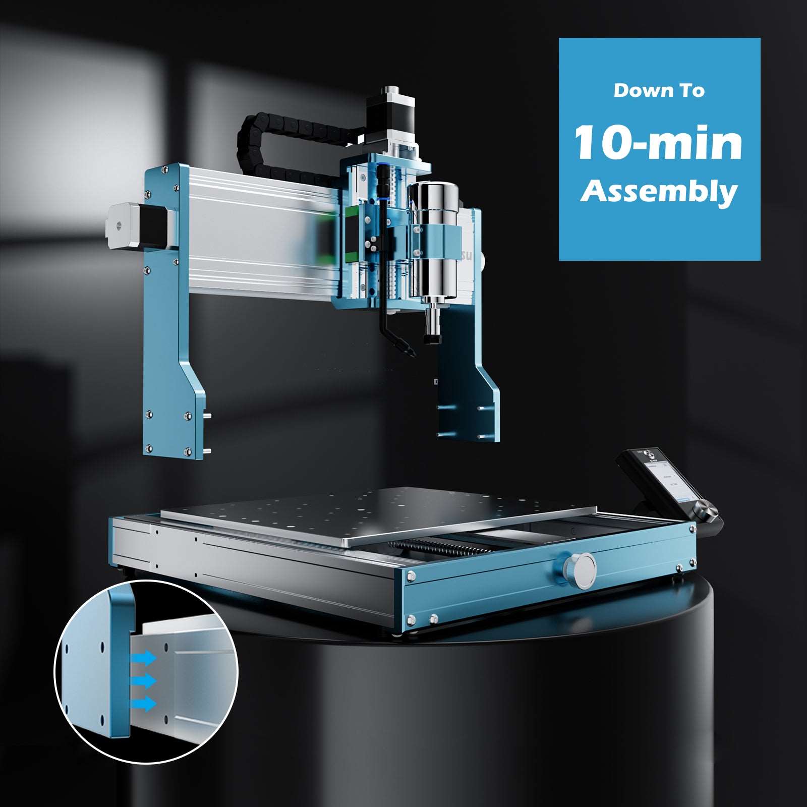 3030-PROVer Ultra Desktop CNC Router for High Precision Metalworking, with Linear Guide & Ball Screw Motion — photo 10 of 10