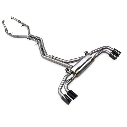 T304 Stainless Valved Catback Exhaust System for Audi Q8 RSQ8 4.0T