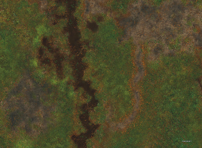 30x22" Double-Sided 'Ruined City' + 'Jungle' F.A.T. Mat Battle Gaming Mat — photo 2 of 3