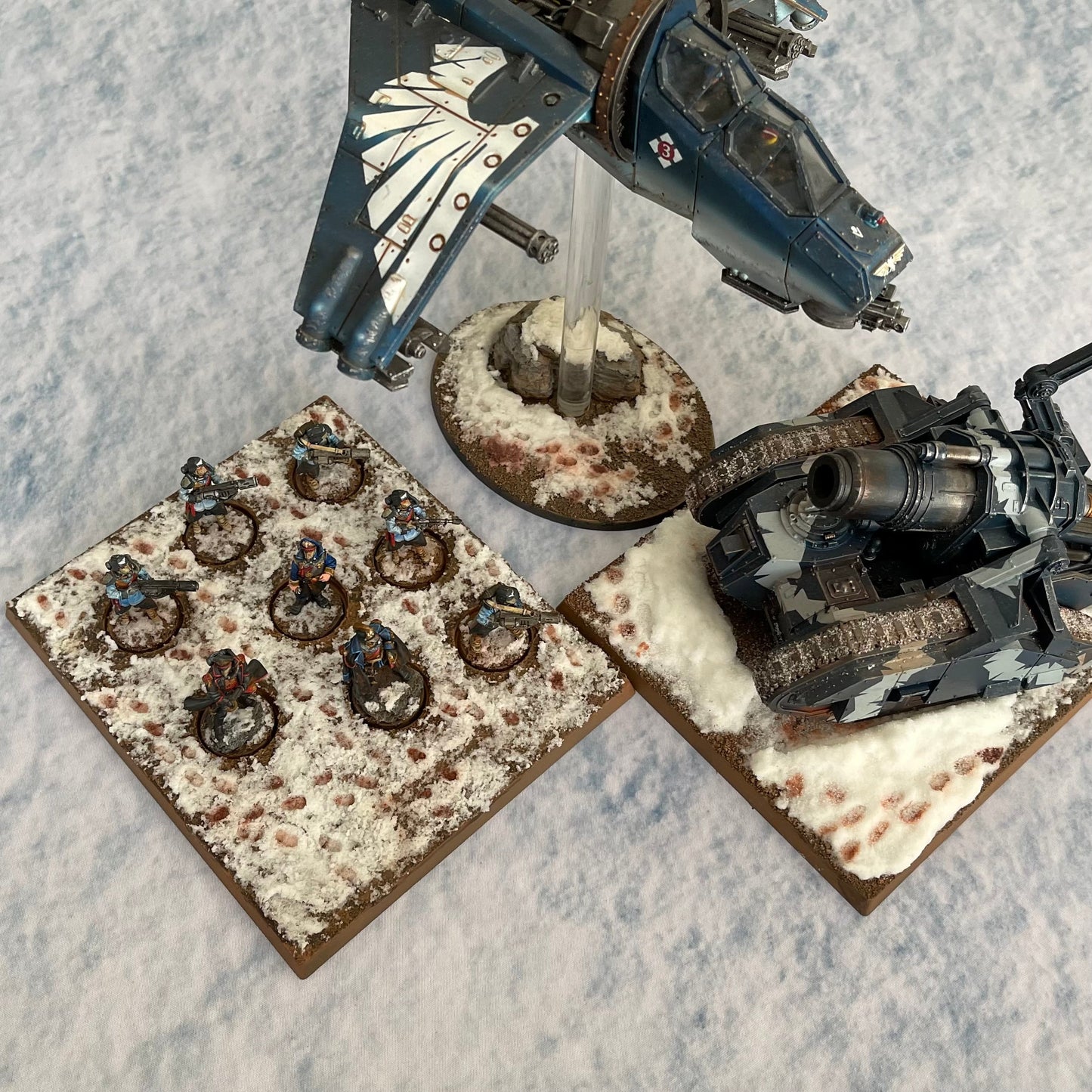 30x22" Double-Sided 'Cracked Earth' + 'Snow' F.A.T. Mat Battle Gaming Mat — photo 5 of 5