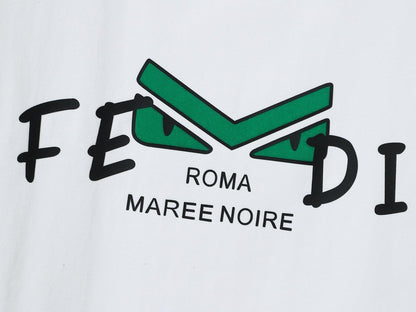 Fendi T-Shirt without Collar 'White'