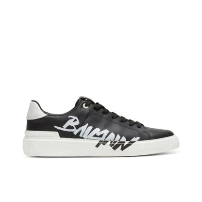 BALMAIN B Court Low-Top Sneakers 'Black/White'
