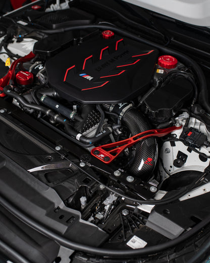 RENNELEMENT G90/G99 M5 3.5” Dry Carbon Fiber Front Mount Intake System