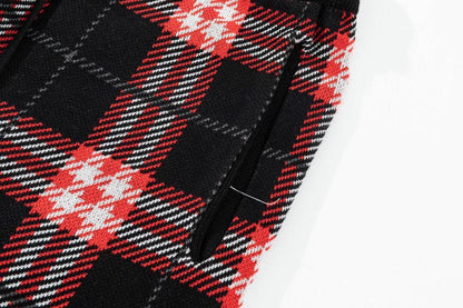 Burberry Men's Striped Cotton Knit Basketball Shorts 'Black/Red'