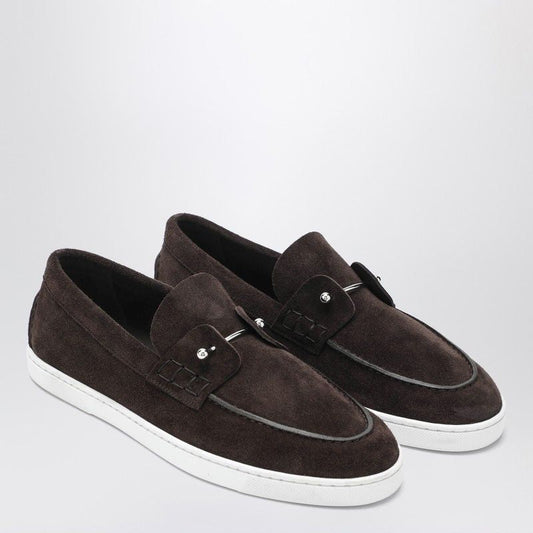 CHRISTIAN LOUBOUTIN Elegant Suede Loafers for Men