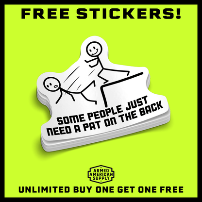 Pat On The Back -  Hard Hat Decal — photo 2 of 2