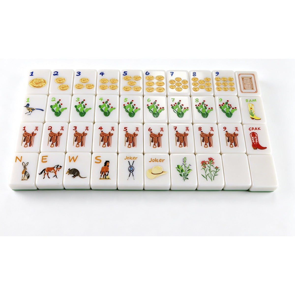 Out West Mahjong Tiles