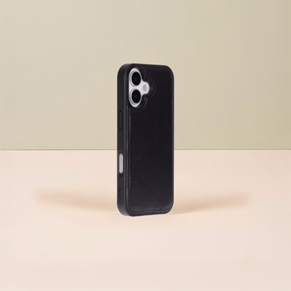Leathere iPhone 17 Wallet Case – Black - New York