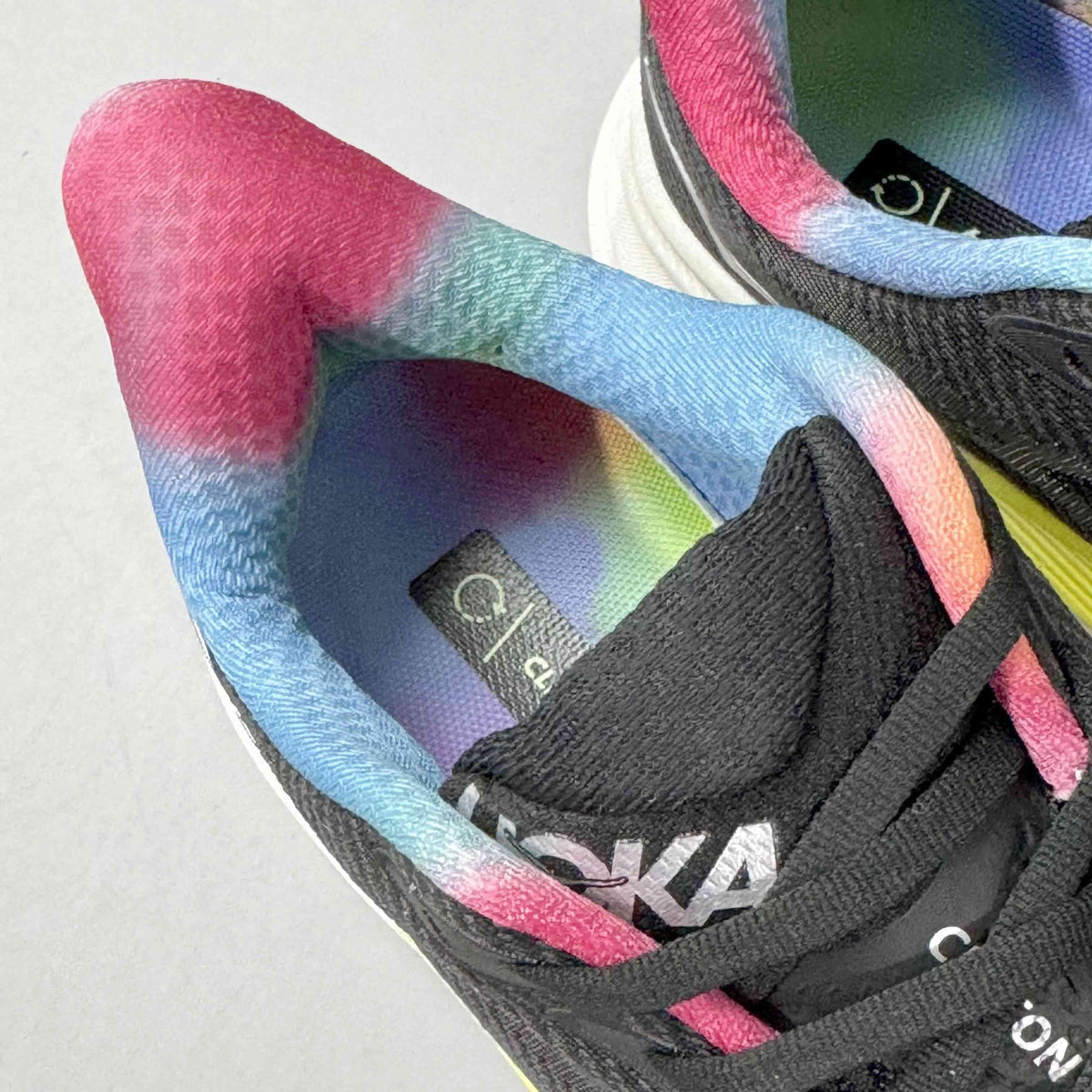 Hoka One One Clifton 9 'Black All Aboard Multi-Color'