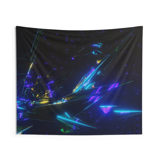 cosmic crown [orbital vision] art tapestry