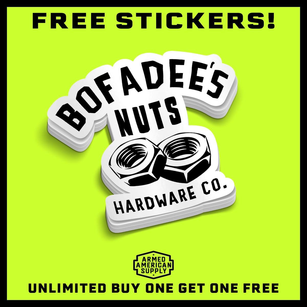 Bofadee's Hard Hat Decal — photo 2 of 2