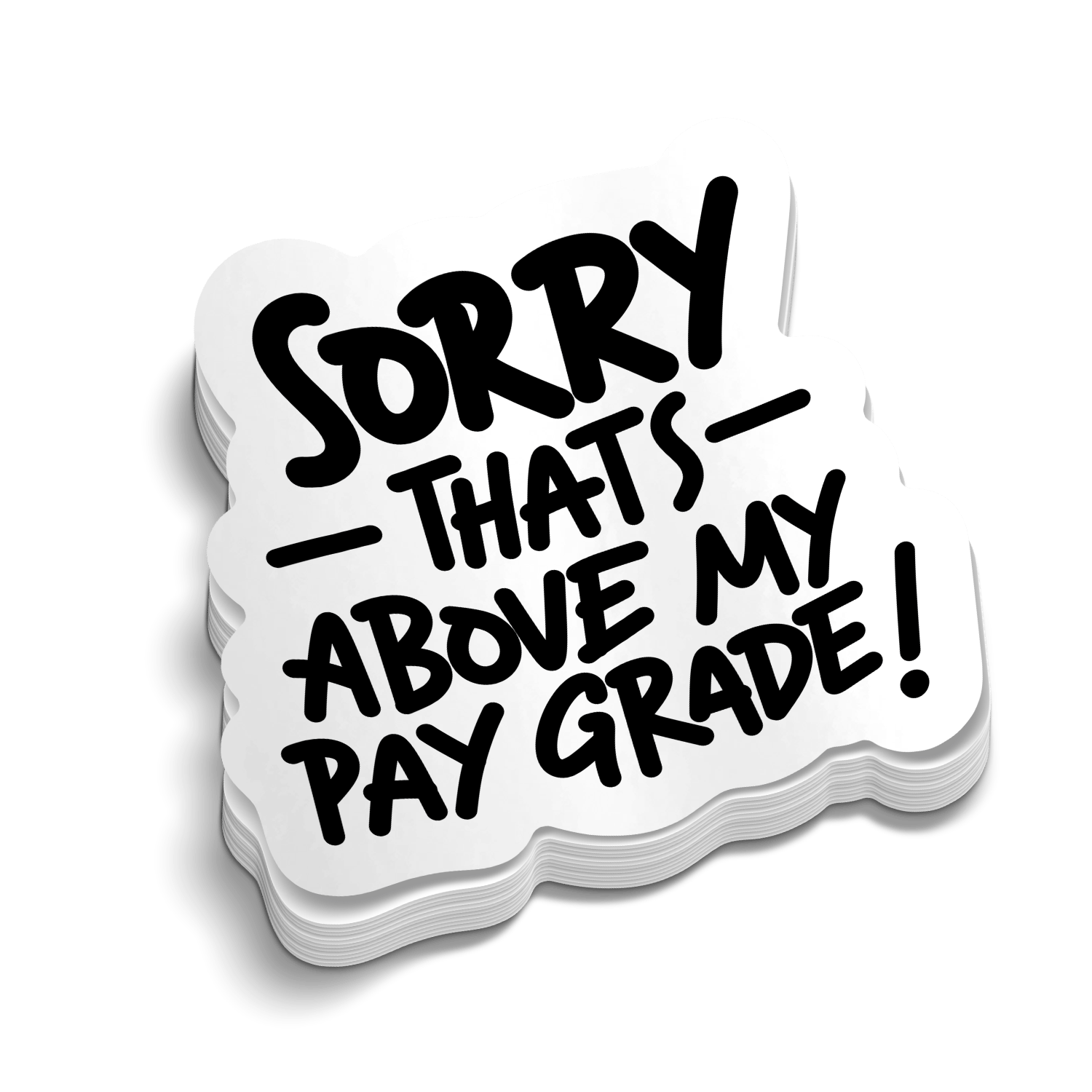 Pay Grade - Hard Hat Decal — photo 1 of 2