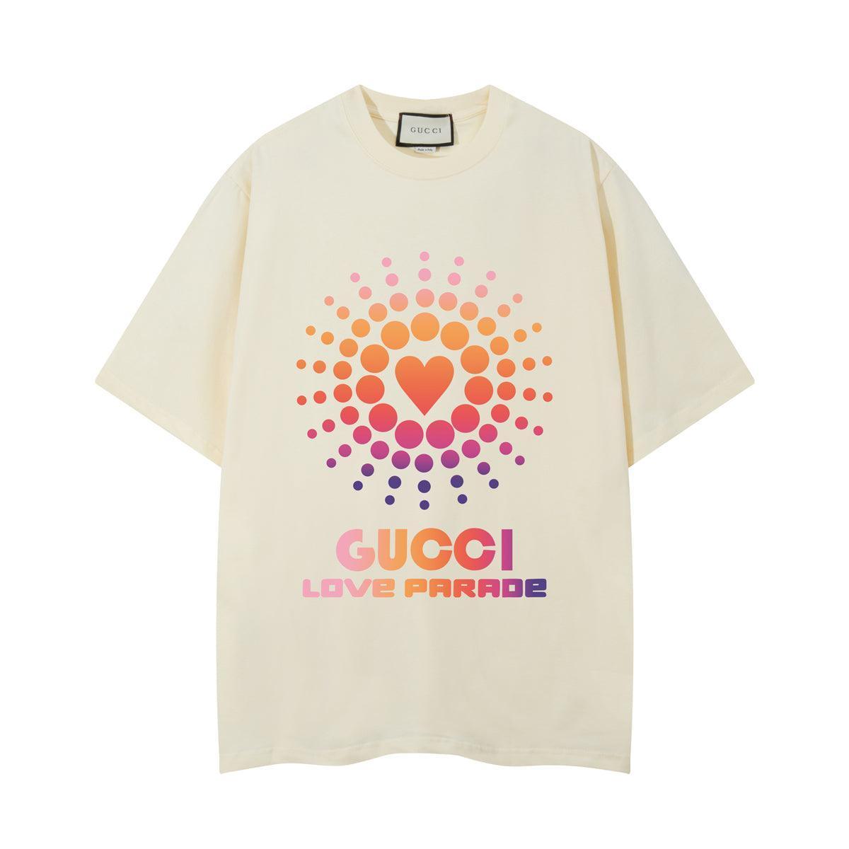 Gucci T-Shirt Without Collar ''Beige-Orange