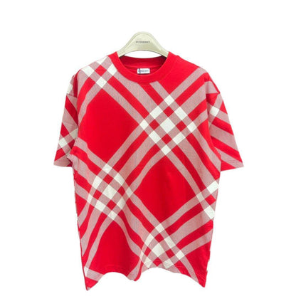 Burberry Crew Neck T-Shirt 'Red' - Luxury Cotton Comfort