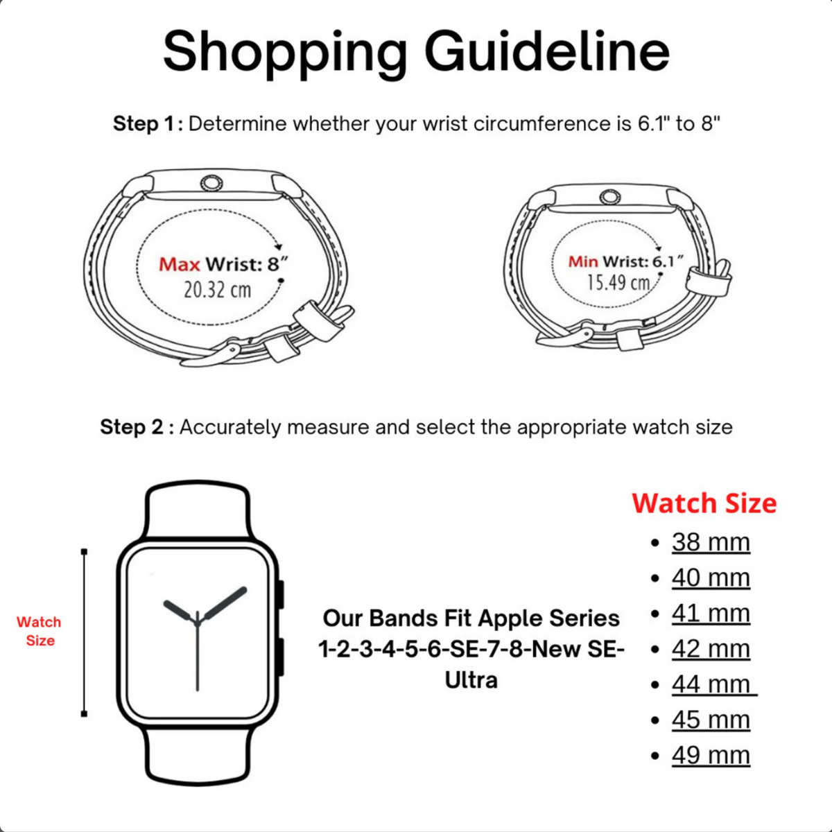 Classic Caramel Brown Leather Apple Watch Band - Dallas