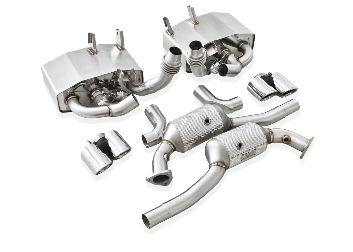 Porsche 997.1 Carrera Exhaust Mufflers & Race Headers - Yonristic Performance — photo 7 of 8