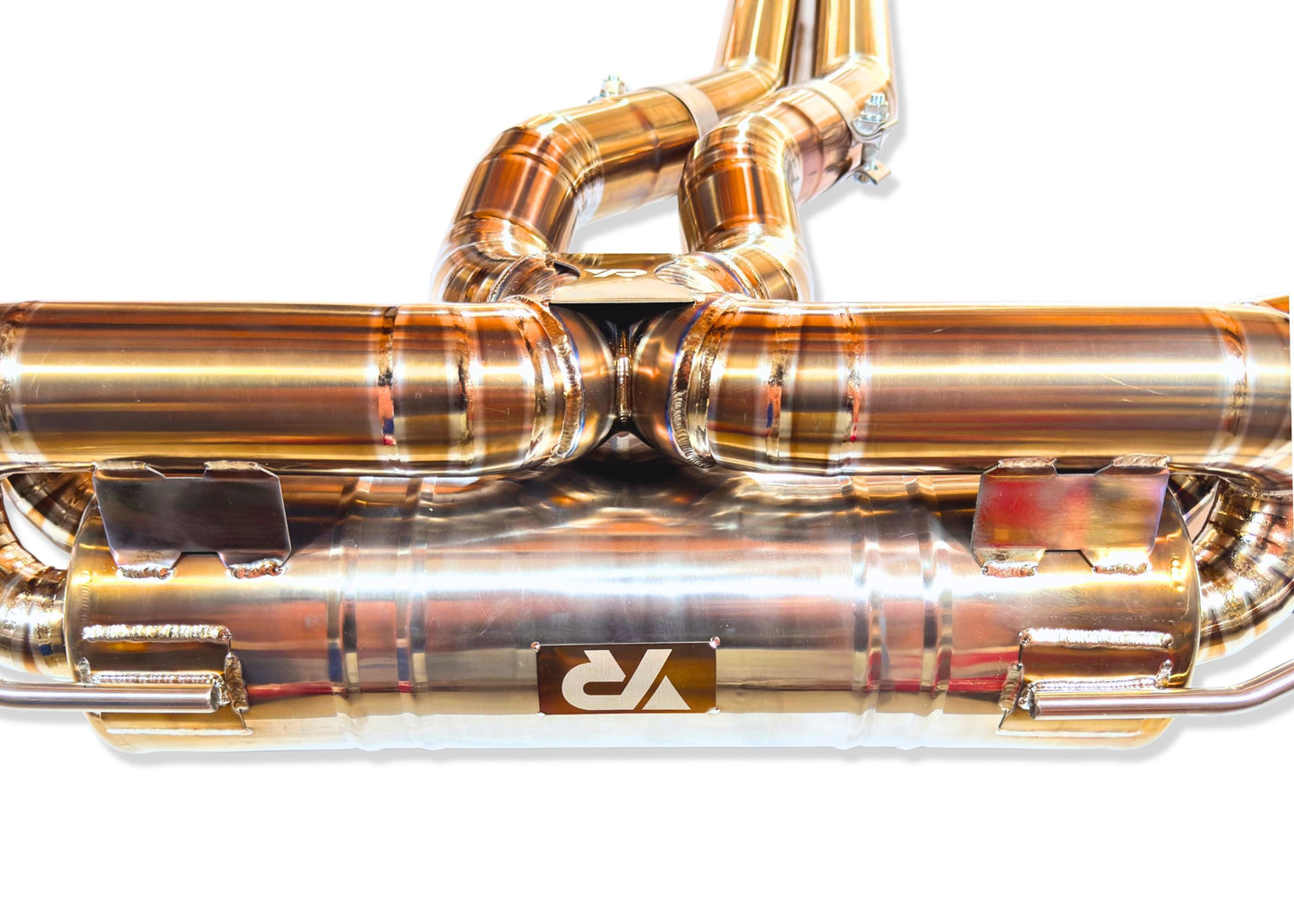Yonristic Audi RSQ8 Exhaust VANTA Edition Valved Catback Doulbe X-pipe 3''