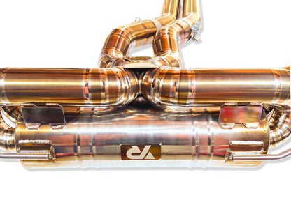 Yonristic Audi RSQ8 Exhaust VANTA Edition Valved Catback Doulbe X-pipe 3''