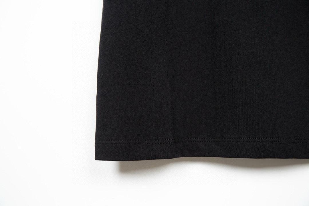 Gucci T-Shirt Without Collar | Black Cotton Tee – Effortless Style