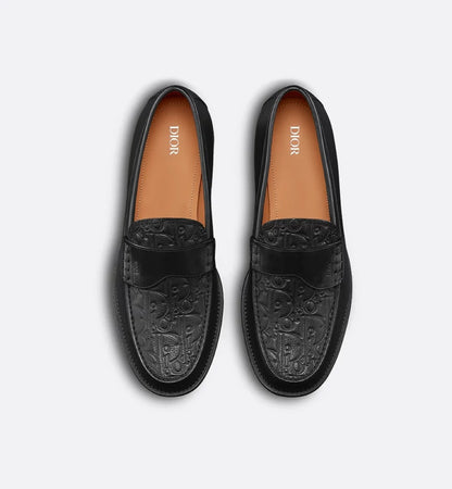 DIOR HOMME Men's Leather Loafers - FW25 Collection