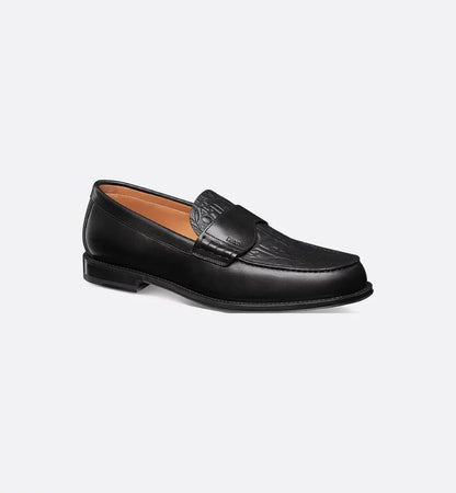 DIOR HOMME Men's Leather Loafers - FW25 Collection