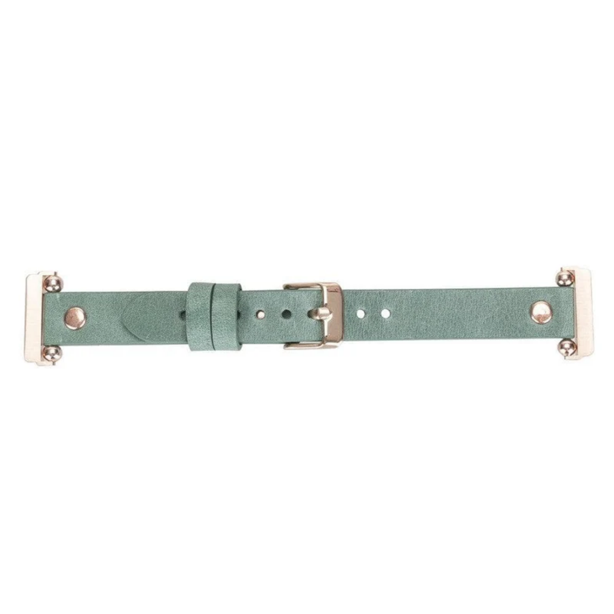 Apple Watch Pastel Green Leather Strap - Detroit