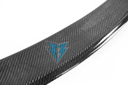 2012-2026 Tesla Model S RS Style Carbon Fiber Trunk Spoiler | FYBR Aerodynamics — photo 2 of 4