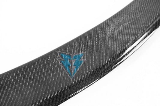 2012-2026 Tesla Model S RS Style Carbon Fiber Trunk Spoiler | FYBR Aerodynamics — photo 2 of 4