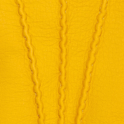 Matteo (yellow) - Italian gloves made of American deerskin leather with cashmere lining — photo 4 of 10