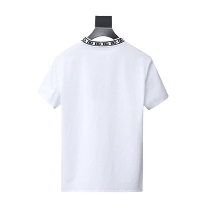 Dolce & Gabbana T-Shirt Without Collar 'White & Black'