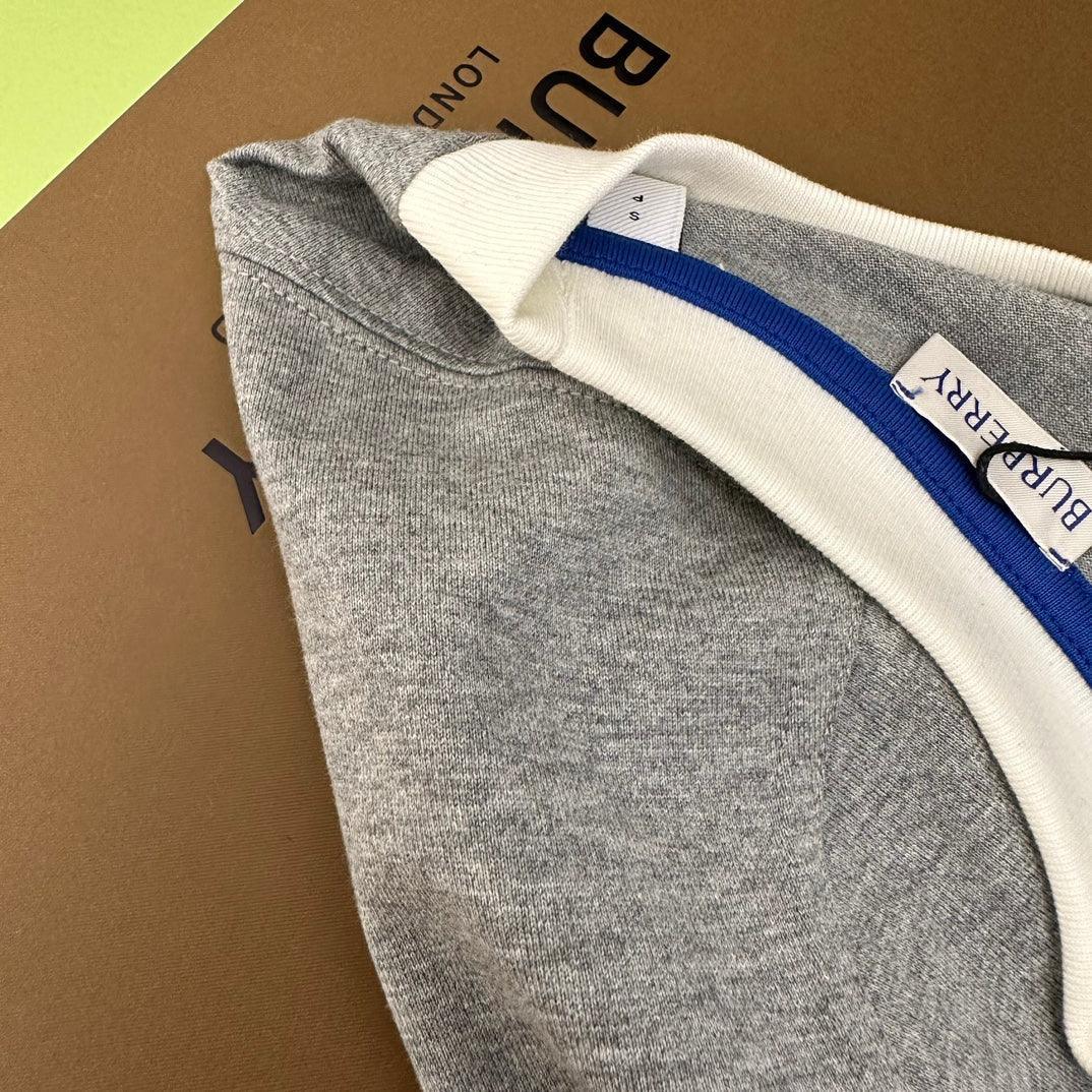 Burberry T-Shirt Without Collar 'Grey'