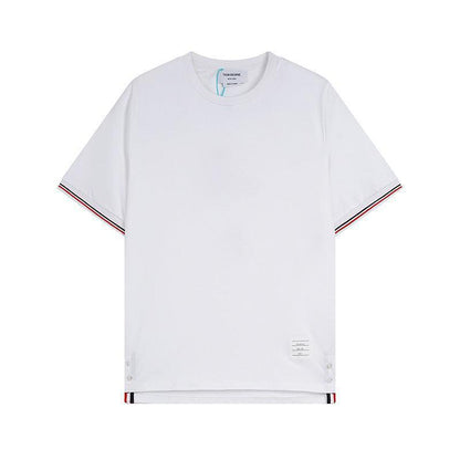 Thom Browne T-Shirt Without Collar 'White'