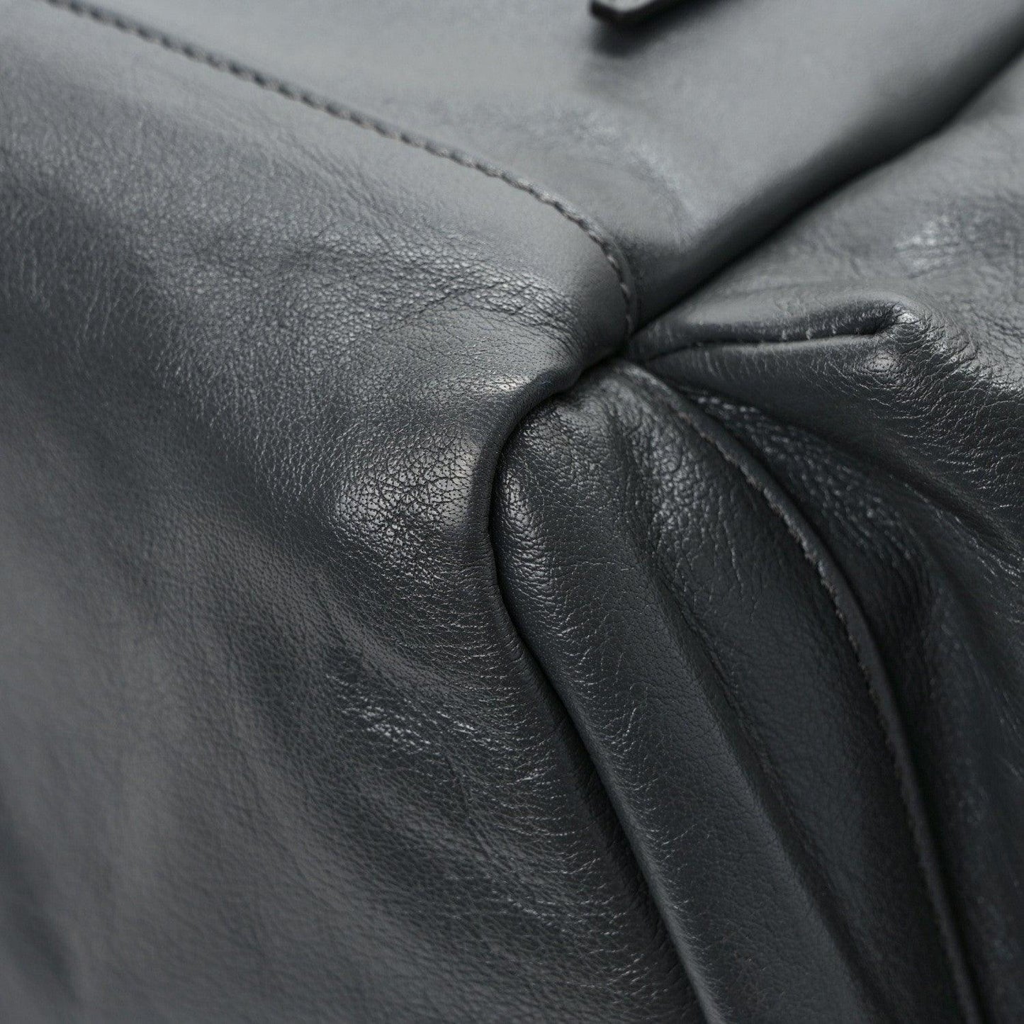 Gucci  Calfskin Monochrome Double G Backpack