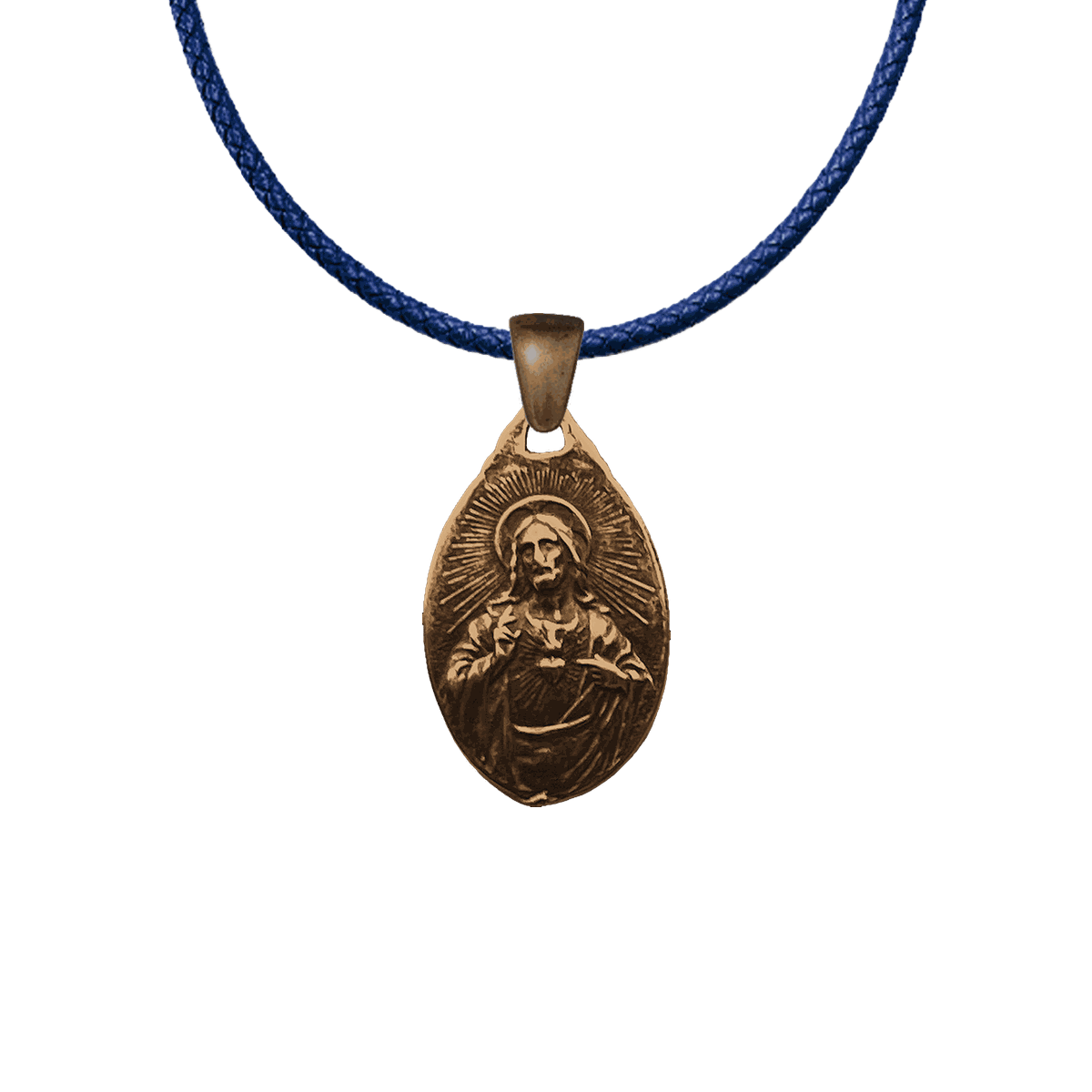 Vintage Bronze Our Lady of Mount Carmel Medal