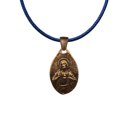 Vintage Bronze Our Lady of Mount Carmel Medal
