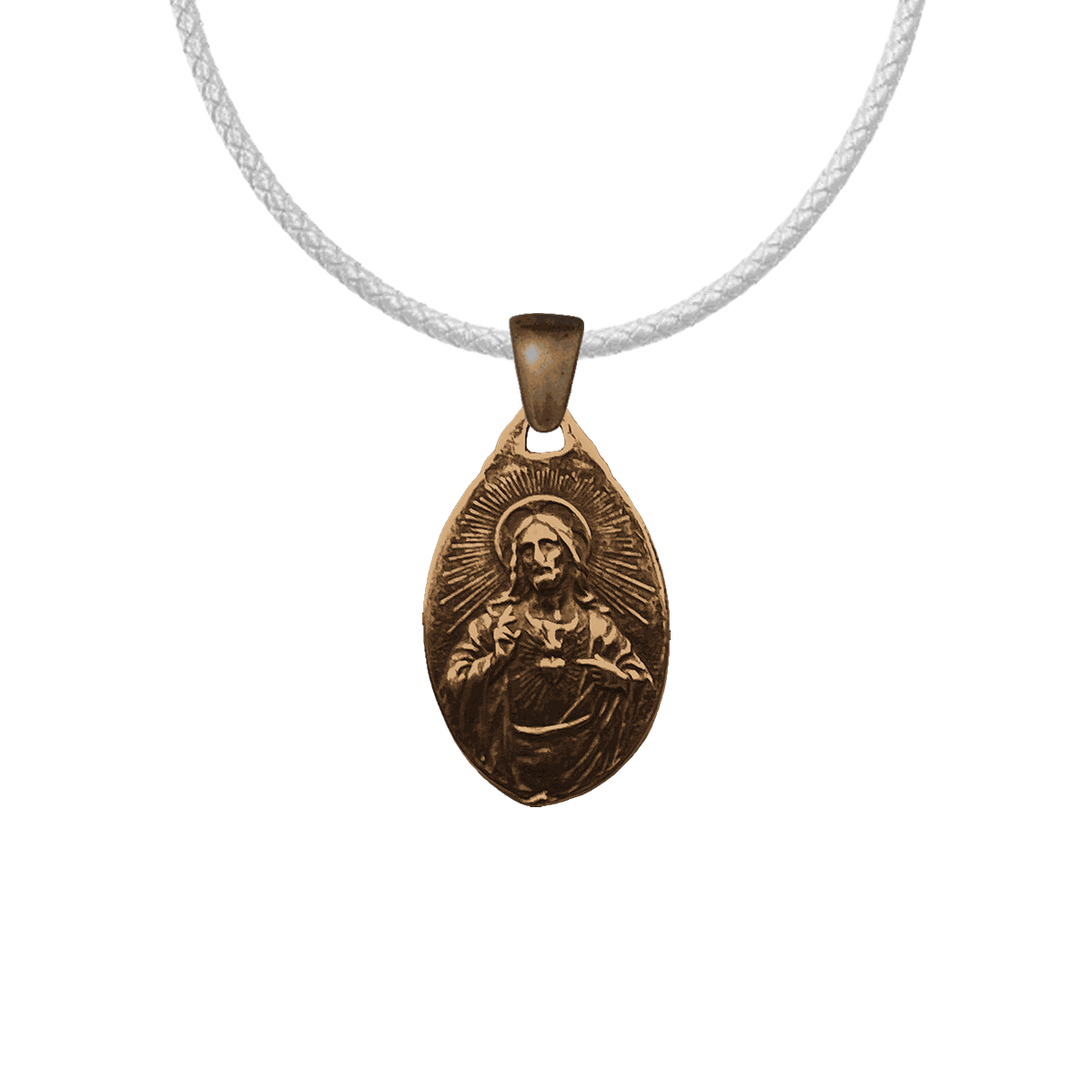 Vintage Bronze Our Lady of Mount Carmel Medal