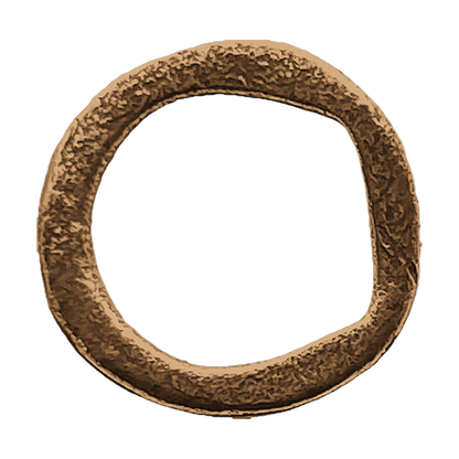 Vintage Bronze Celtic Antiquity Rosary Connector Ring