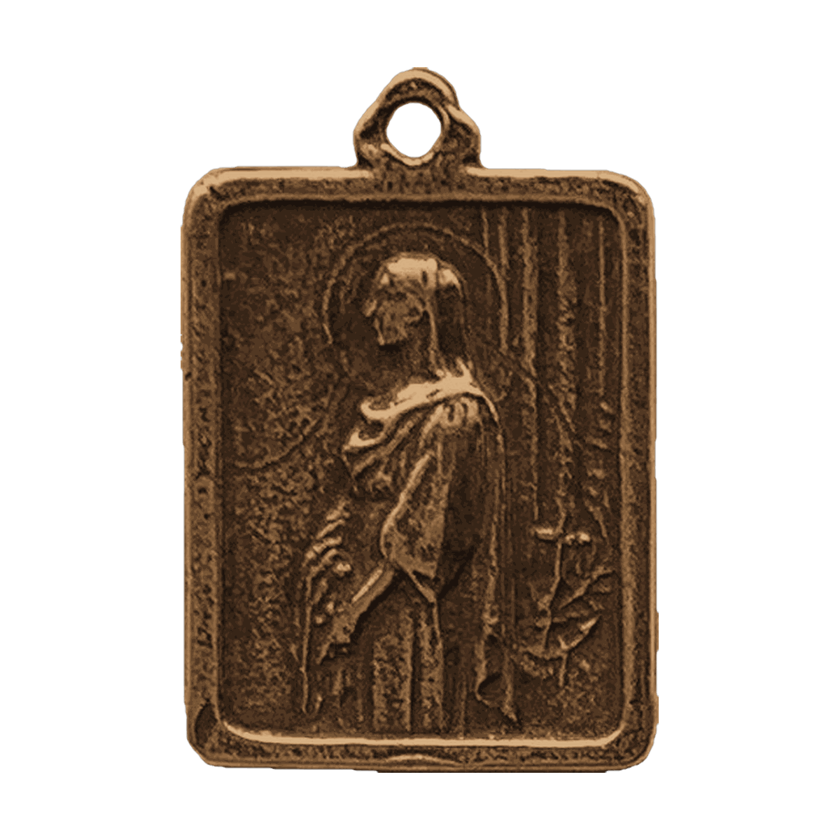 Vintage Bronze St. Philomena and St. John Vianney Medal