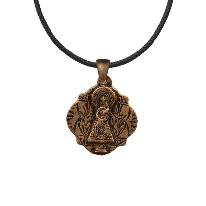 Vintage Bronze Our Lady of the Pillar Medal