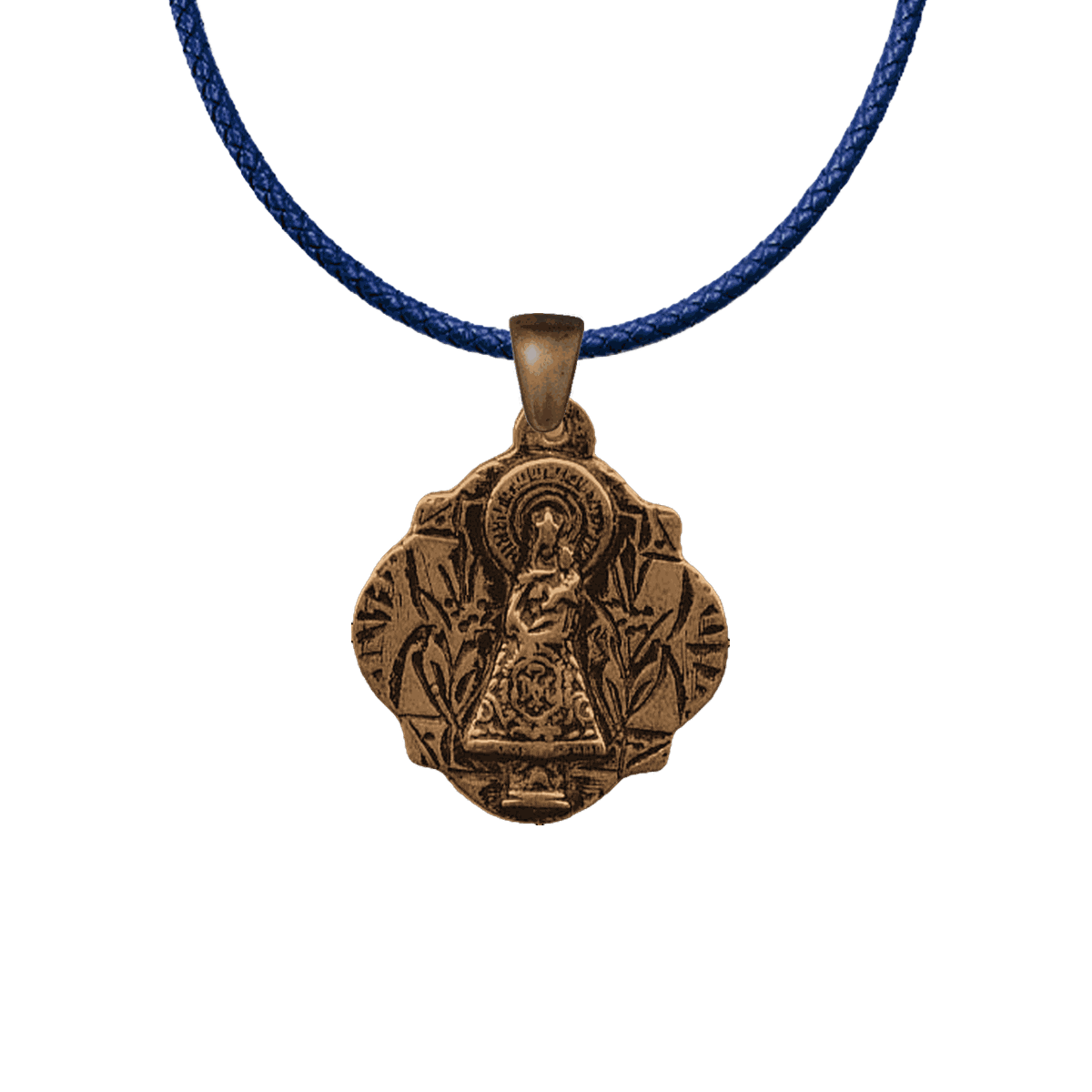Vintage Bronze Our Lady of the Pillar Medal