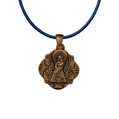 Vintage Bronze Our Lady of the Pillar Medal